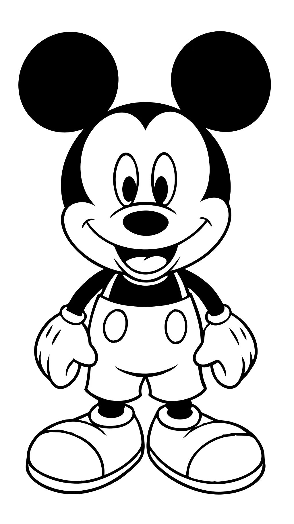 Páginas para colorear de Mickey Mouse Imprimible gratis